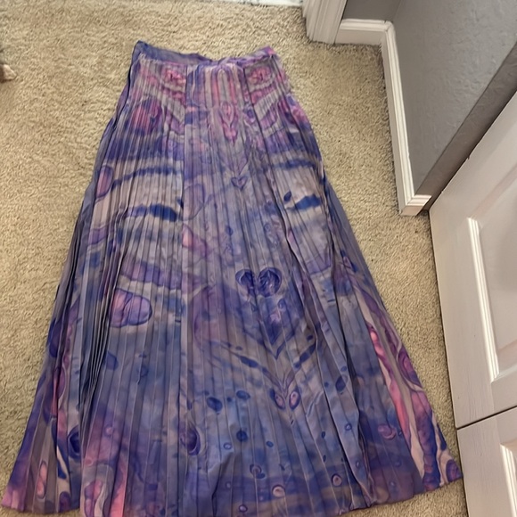 Anthropologie Purple Maxi Skirt - Picture 7 of 8